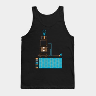 Lodz. My City. Old Grill 1/ Bulb Tank Top